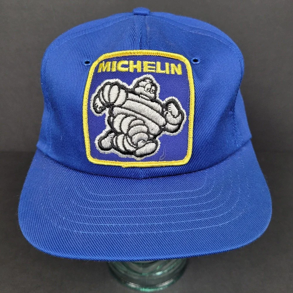 Vintage Michelin Tire Snapback Trucker Hat Made in The USA Swingster